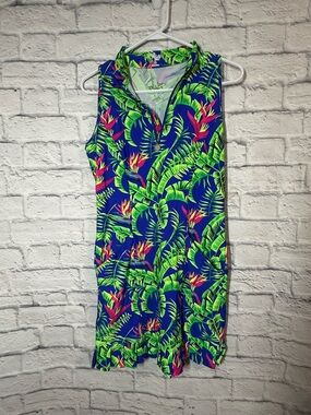 Tzu Tzu Sleeveless Golf Dress with Shorts, Medium